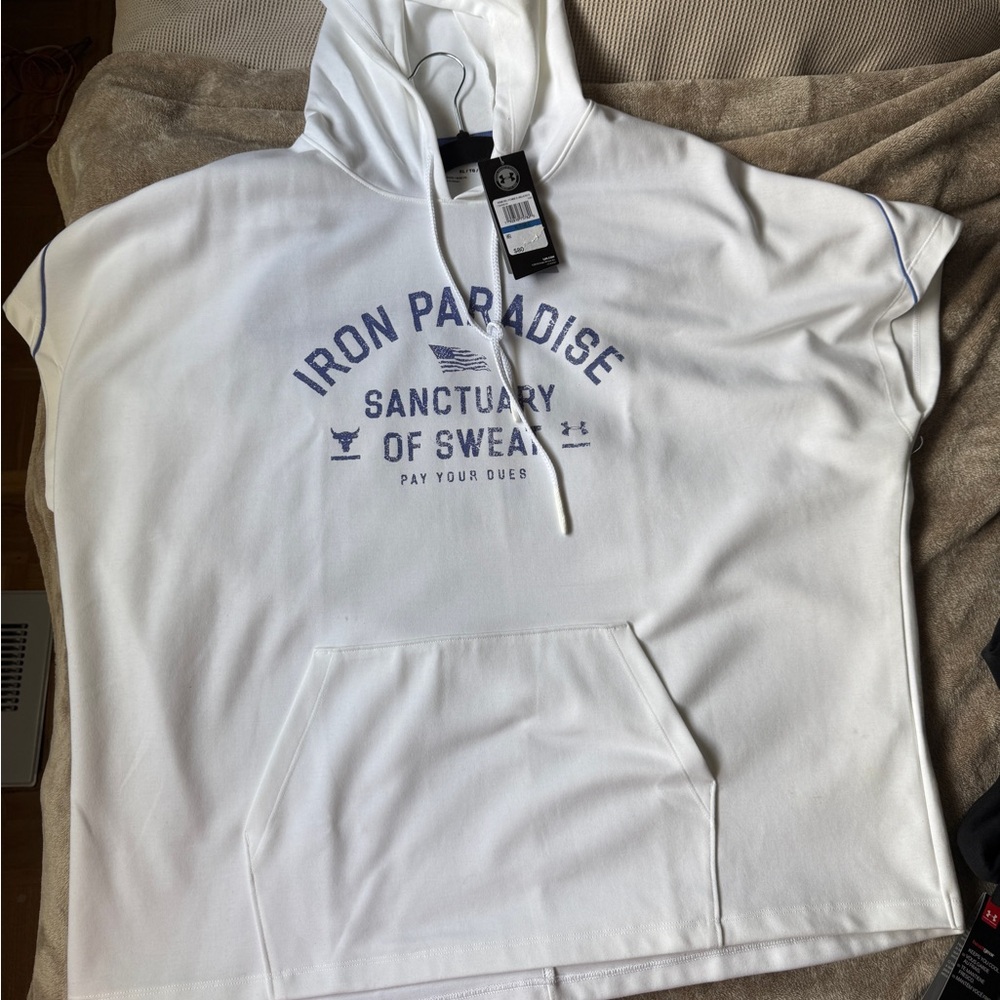 Women’s Under Armour White and Blue Apparel